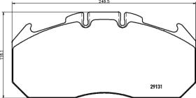 FO917081PRO - FO917081PRO PASTILLA FRENO 29131