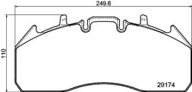  FO918181PRO - FO918181PRO PASTILLA FRENO 29174