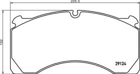 FO678581PRO - FO678581PRO PASTILLA FRENO 29122