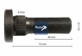 RYME AUTOMOTIVE 0414270 - PERNO DAF M22 X1.5