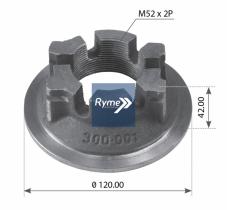 RYME AUTOMOTIVE 332033 - TUERCA BUJE BPW M52X2-120 SW80