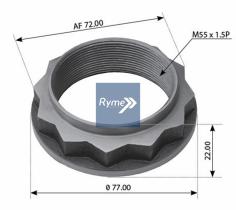 RYME AUTOMOTIVE 332057 - TUERCA BUJE MAN MERCEDES M55X1.5P