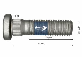 0414262 - PERNO RUEDA SCANIA 81MM M7/8