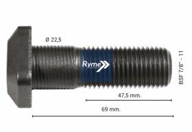 RYME AUTOMOTIVE 0414268 - PERNO RUEDA SCANIA L70X46 - M7/8BSF HELI