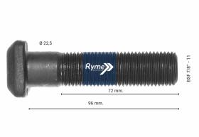 RYME AUTOMOTIVE 0414078 - PERNO RUEDA SCANIA BSF 7/8" 96 MM