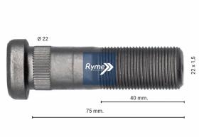 RYME AUTOMOTIVE 0414134 - PERNO RUEDA IVECO 75MM 42117447