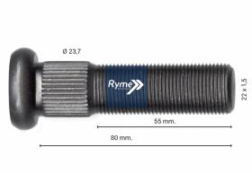 RYME AUTOMOTIVE 0414166 - PERNO RUEDA ROR 80 MM DRACOMET