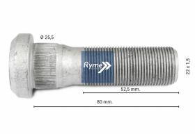 RYME AUTOMOTIVE 0414249 - PERNO RUEDA VOLVO L80 M22X1.5 DRACOMET