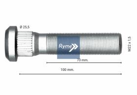RYME AUTOMOTIVE 0414231 - PERNO RUEDA VOLVO M22 100MM DISCO DRACOM