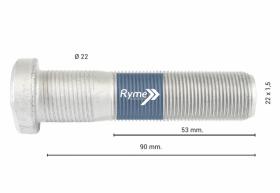  0414199 - PERNO RUEDA MB RMQUE DISCO 90MM DRACO