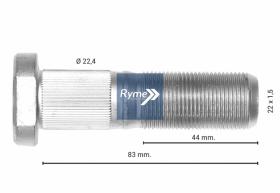RYME AUTOMOTIVE 0414090 - PERNO RUEDA SAF 83 MM. DRACOMET