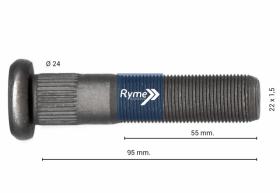 RYME AUTOMOTIVE 0414167 - PERNO RUEDA ROR 95 MM