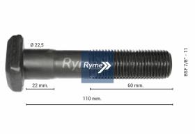 RYME AUTOMOTIVE 0414190 - PERNO RUEDA SCANIA 113 7/8"-11 BSF TR