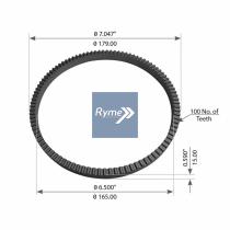 RYME AUTOMOTIVE 17589 - CORONA ABS MERITOR LM/LC/TA/TC AXLES