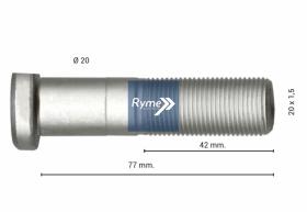 RYME AUTOMOTIVE 0414258 - PERNO RUEDA MERC.ATEGO M20X1.5 L77 DRAC