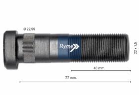 RYME AUTOMOTIVE 0414135 - PERNO RUEDA TRASRA. IVECO 77 MM