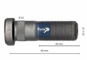 RYME AUTOMOTIVE 0414132 - PERNO RUEDA IVECO M22X1.5 65mm