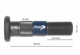 RYME AUTOMOTIVE 0414084 - PERNO DE RUEDA MONTENEGRO SUSPENSION NEUMATICA 95 M.