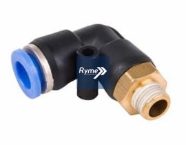 RYME AUTOMOTIVE 4205040 - RACOR CODO MACHO PLASTICO METAL Ø8-1/8 BSPT