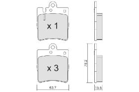 TRW GDB1421 - PASTILLAS FRENO
