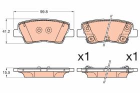 TRW GDB3594 - PASTILLAS FRENO