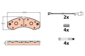 TRW GDB2109 - PASTILLAS DE FRENO